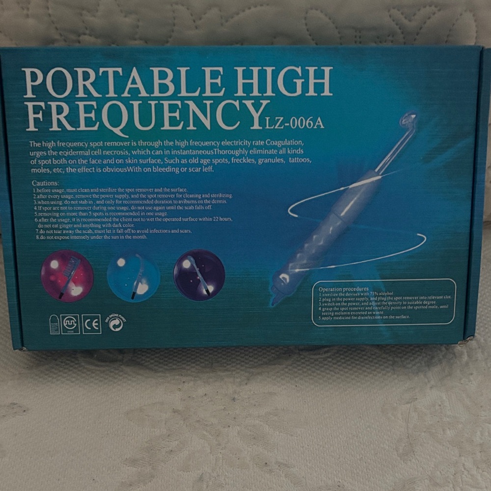 High Frequency Skincare Tool - White